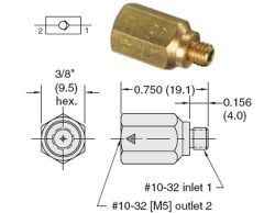 MCV-1, Sperrventil