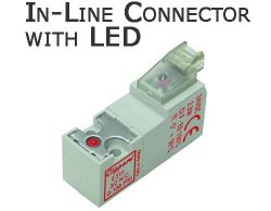 24VDC, 2/2-Wegeventil, 0°-Steckanschluss mit LED, 1.1mm, 2.5Watt, 15mm, normal geschlossen