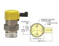 24V, 2/2-Wege Elektromagnetventil, normal geschlossen, Inline-Montage, Steckverbindung, M5