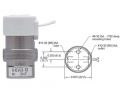 24V, Oxygen Clean, 2/2-Wege Elektromagnetventil, normal geschlossen, Inline-Montage, Leitungslitzen