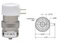 24V, Oxygen Clean, 2/2-Wege Elektromagnetventil, normal geschlossen, Niederdruck / Luftdurchsatz mittel, Block-Montage, Steckverbindung