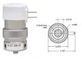 24V, Oxygen Clean, 3/2-Wege Elektromagnetventil, normal geschlossen, Block-Montage, Kabelfahnen, M5