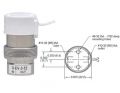 24V, Oxygen Clean, 3/2-Wege Elektromagnetventil, normal geschlossen, Inline-Montage, Leitungslitzen