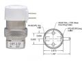 12V, Oxygen Clean, 2/2-Wege Elektromagnetventil, normal geschlossen, Inline-Montage, Steckverbindung