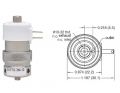 12V, Oxygen Clean, 3/2-Wege Elektromagnetventil, alle Anschlüsse nutzbar, Block-Montage, Kabelfahnen