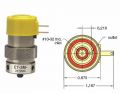 12V, 3/2-Wege Elektromagnetventil, normal geschlossen, Niederdruck / hoher Luftdurchsatz, Block-Montage, Kabelfahnen, M5