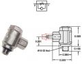 MFC-3AR2, #10-32, einstellbares Abluft-Drosselrückschlagventil, Ausgang 1/8\