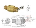 1/8 NPT, 3/2-W-Ventil, normal geöffnet, nicht rastend, Niro-Hebe