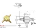 Wechselventil #10-32, MSV-1444