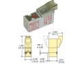 24V, 2/2-Wegeventil, normal geschlossen, grader Steckanschluss mit LED, für 10mm Verteilerplatte